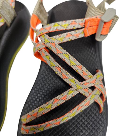 Chaco ZX/1 Classic Sport Sandals in York Citrus Women's Size 8 - Picture 5 of 11